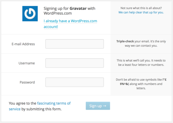 gravatar-signup