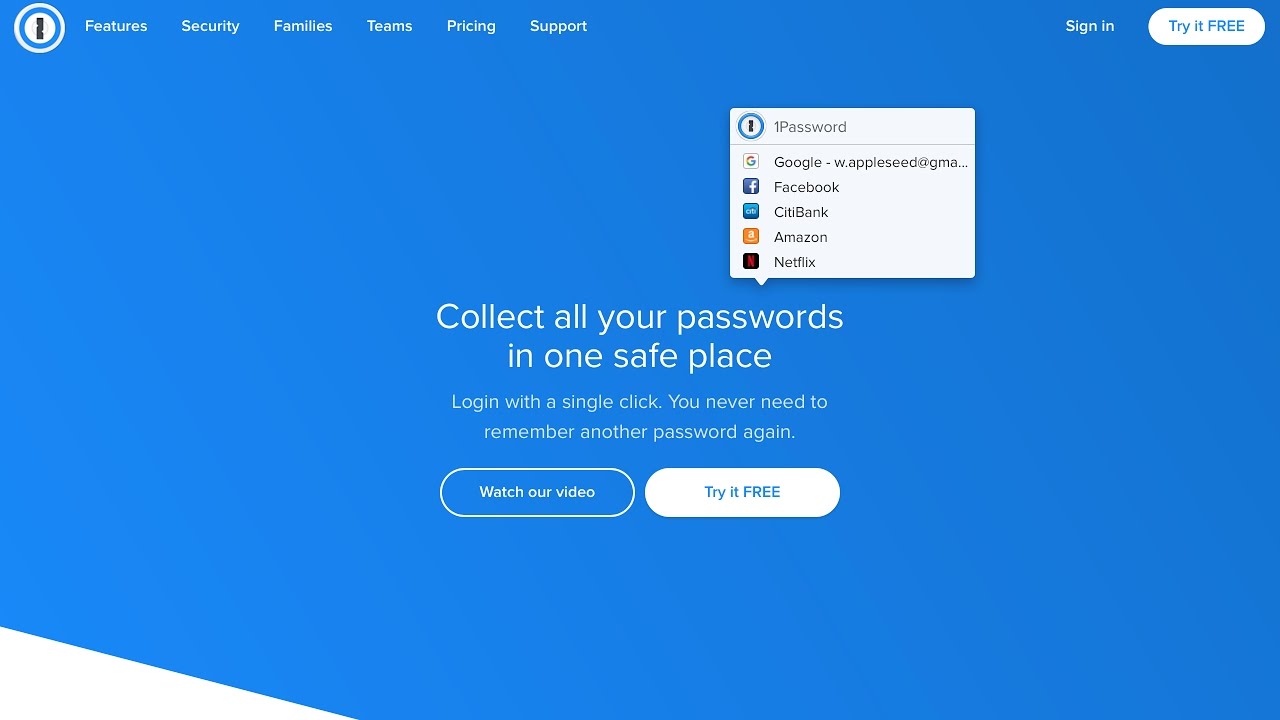 3-minute overview of 1Password