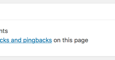 Disable Comments