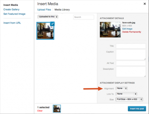 avoid this problem when inserting images
