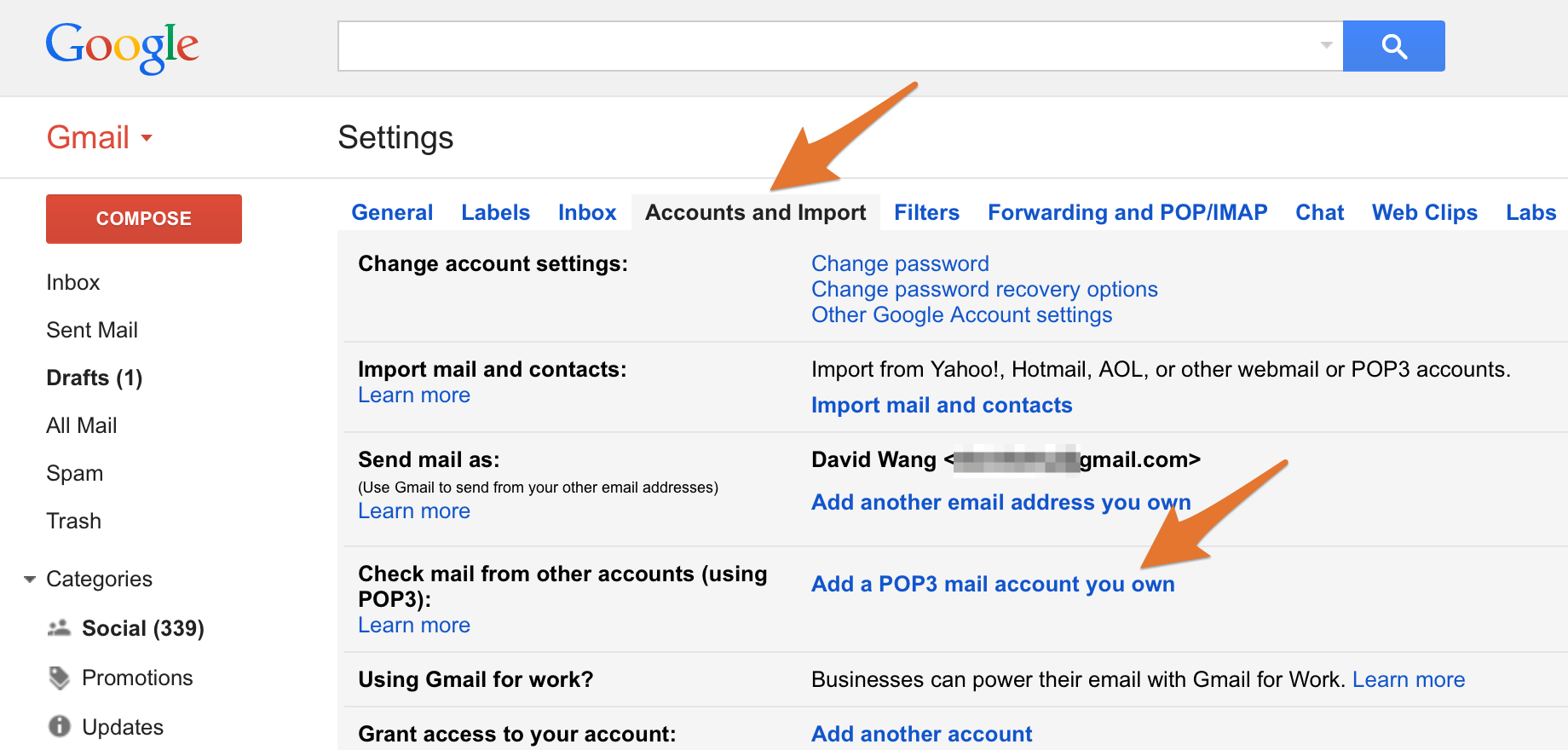 Setup Gmail to send email from a different address » WordPress ...