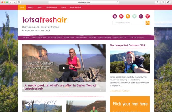 Lotsafreshair was built on top of the Metro theme. Click to view site.