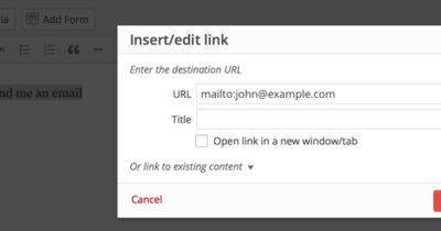 Click to send an email with a mailto link